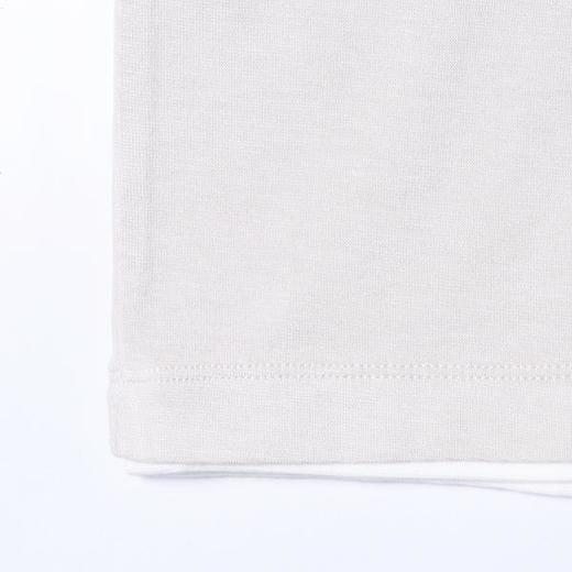 SDSA男装2026新款高贵轻奢撞色刺绣字母假两件圆领短袖T恤百搭 商品图3