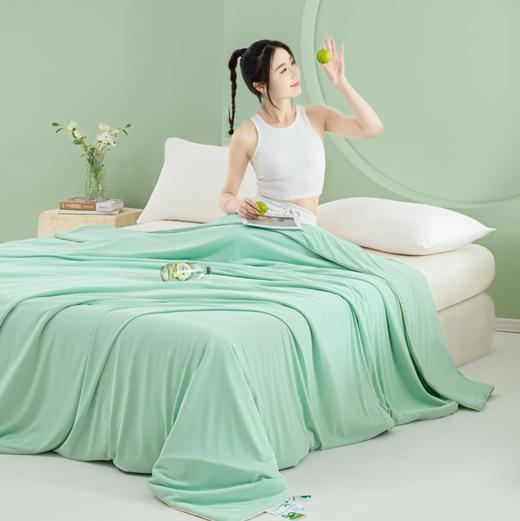 【品牌直发】加倍生活  夏季新款凉感丝夏被-薄荷系列  全新升级双面可用空调被 亲肤柔软夏凉被 商品图5