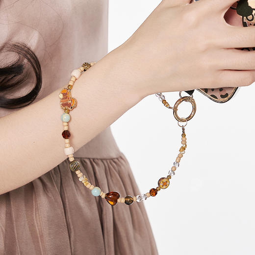 大英博物馆 亚述系列 战马奶棕手机链 商品图2