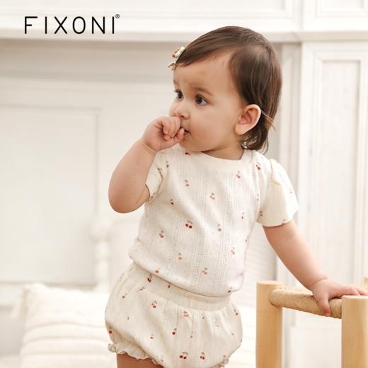 【云优选】FIXONI婴幼儿休闲泡泡T恤/短裤 商品图3