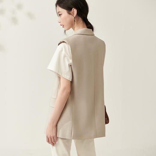 芳外新款西装马甲气质通勤休闲上衣女8T23AN0047 商品图4