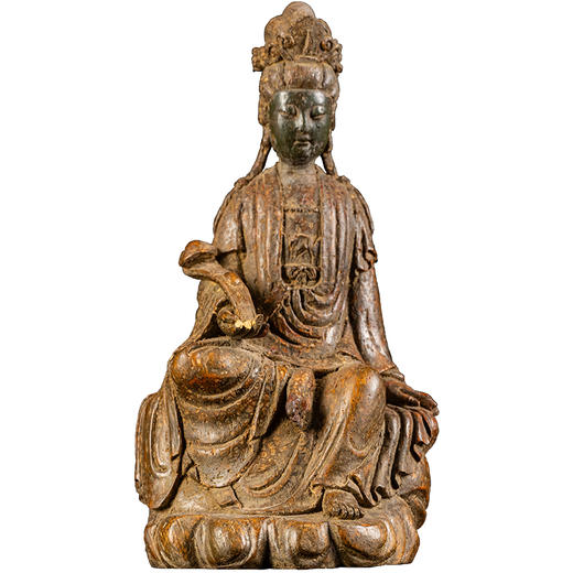 清	竹雕如意观音像 商品图5