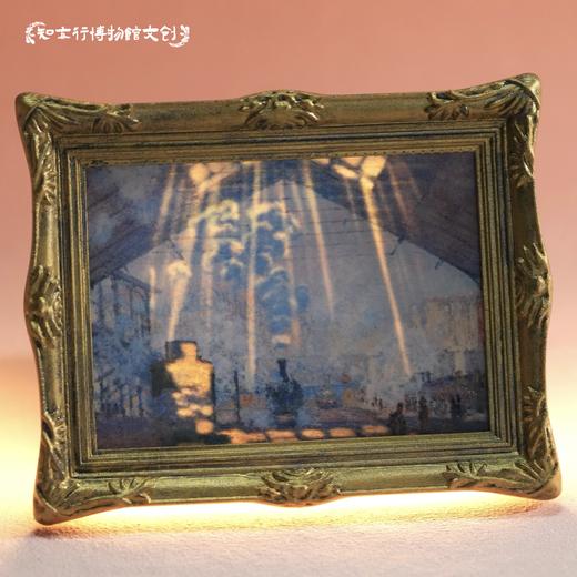 名画光影小夜灯冰箱贴复古文艺小相框梵高画装饰创意礼品工艺品 商品图1