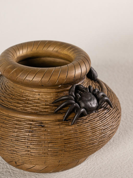 民国	紫砂鱼篓尊 商品图1