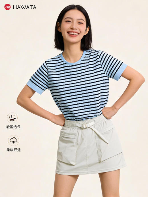 哈瓦塔运动防晒（假两件）工装短裙 商品图1