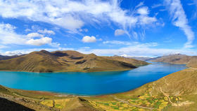 【五一】<西藏拉萨+林芝三飞6天-12人精品纯玩团>米林希尔顿庄园酒店（含藏装体验、转经广场藏装锅庄晚会）、雅鲁藏布大峡谷、大峡谷南迦巴瓦热气球或游船、羊湖集体藏装航拍、卡若拉冰川、布达拉宫