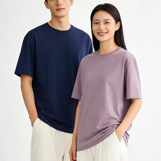 【89元3件起】重磅纯棉T恤（长袖+短袖）狂野橘子·230g/240g/260g 挺括高级质感 透气亲肤 不闷热不透点 遮肉显瘦修饰身形 商品图1