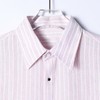 SDSA男装2026新款高贵轻奢时尚简约撞色竖纹长袖衬衫百搭宽松衬衣 商品缩略图1