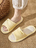 透气吸汗~春新款亚麻拖鞋女款四季通用室内家居静音汗脚吸汗春秋棉麻拖鞋布艺 商品缩略图0