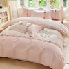 韩版纯棉四件套全棉公主风被套四季通用亲肤裸睡床单超柔床上用品G117800042 商品缩略图0