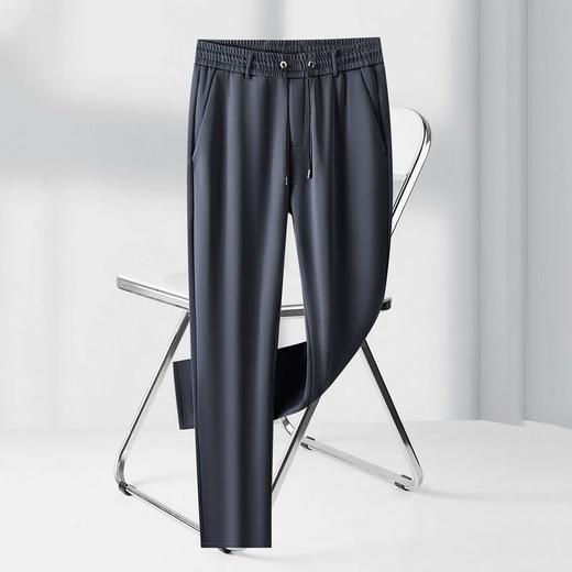 【DM】大依优型大码男装夏季薄款弹力长裤商务休闲松紧腰直筒长裤310斤 商品图2