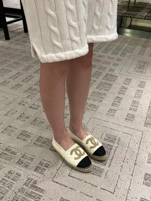香奈儿 25A渔夫鞋万年经典系列 织物与皮料的完美结合 商品图6