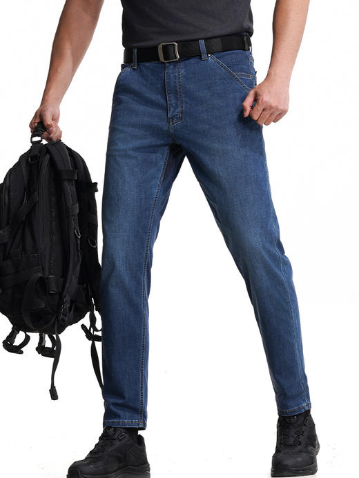 龙牙隐之冰岚轻量锥形牛仔裤加强版 商品图3