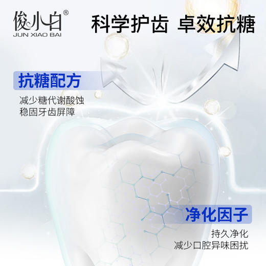 【抗糖养齿 全优9效】-俊小白后生元养齿专健牙膏 商品图4