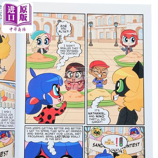 【中商原版】瓢虫少女Q版第4卷 对决与其他甜蜜惊喜 Miraculous Chibi Vol 4 Showdowns and Other Sweet Surprises 英文原版 Carrie Har 商品图2