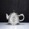 子佩集【龙凤纳福】S999银摆件【ZJ040】茶具亮面龙凤图腾小茶壶2509 商品缩略图0