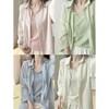 设计感防晒衬衫 上衣女夏季设计感小众百搭长袖 外穿休闲衬衣薄款外套 商品缩略图3