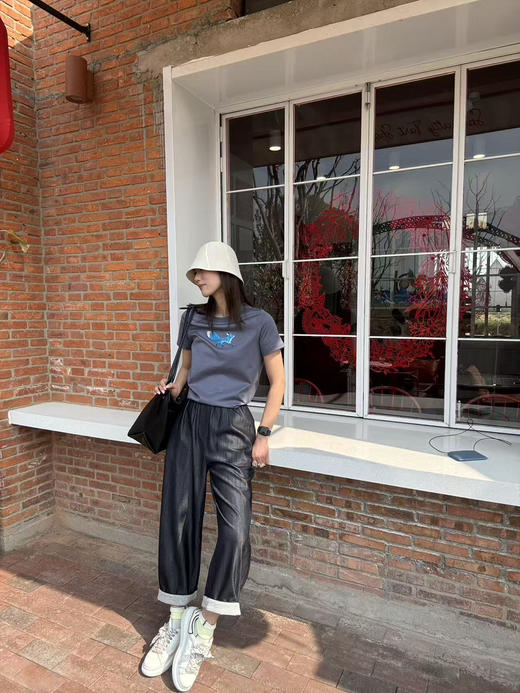 【更好一点】噢蜜ooomeooo三醋酸牛仔九分裤 商品图0