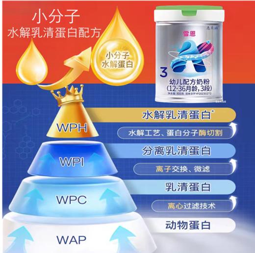 雪恩 A2-β酪蛋白 有机饲养水解小分子 （农业部首批A2奶牛示范牧场） 800g3段 商品图0