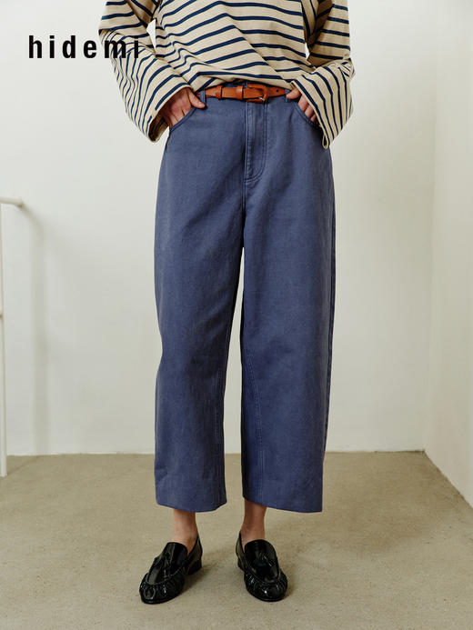 hidemi副线小h 香蕉裤Banana Pants系列宽松茧型牛仔裤弯刀裤九分长裤 商品图3