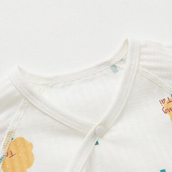 童泰（TONGTAI）婴儿连体衣夏季新生儿衣服宝宝家居内衣蝴蝶衣2件装 绿色66cm 商品图3