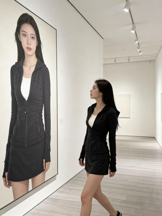 【体验无断层】lululemon 露露乐檬Define立领纯色瑜伽服 谁穿都会好看的一款 很瘦的身材能有曲线 微胖的身材能有腰线 真的是非常神奇的剪裁！ 商品图4