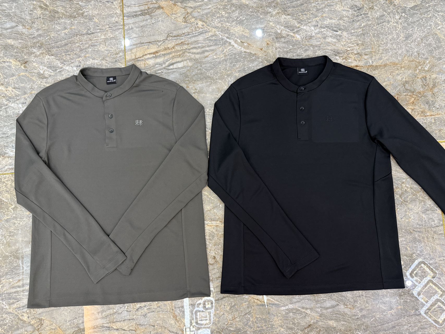 点此购买 可隆春秋季半开口男士速干长袖T恤 yw 342145