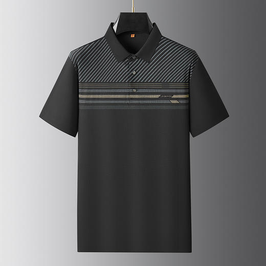 【DWP】大依优型大码男装夏季翻领POLO衫短袖商务休闲冰丝凉感短袖T恤 商品图2