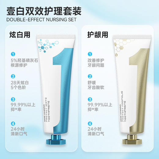 壹白倍护系列牙膏| 100g/支 商品图8