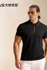 【DKP】大依优型大码男装夏季半拉链短袖POLO衫商务休闲棉质上衣T恤 商品缩略图5