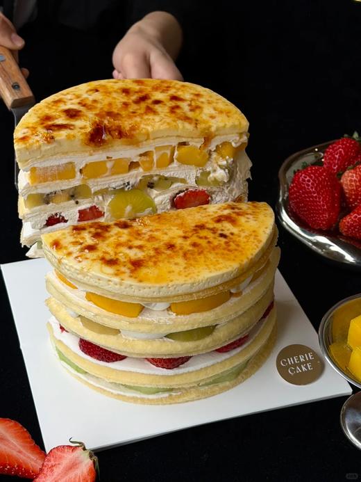 【🆕春日新品】烤布蕾缤纷鲜果千层蛋糕 商品图1