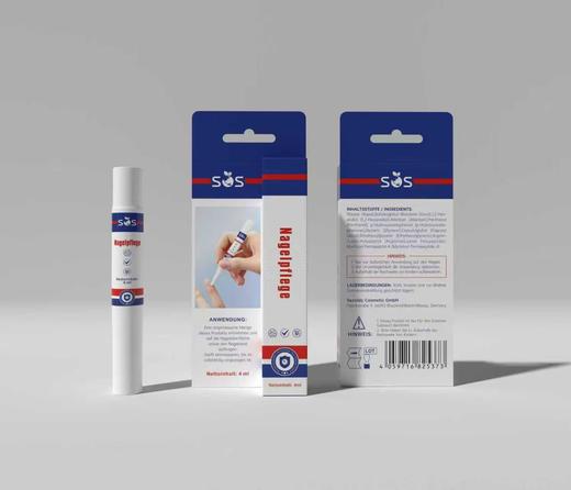 新品热卖中！!【全新升级 德国原装授权 灰甲克星 】德国sos灰指甲笔 护甲笔 深层渗透 持久防护 恢复亮甲 4ml 商品图2