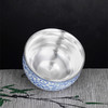 子佩集S990【新荷初绽】摆件【QF001】纯银茶具青花莲花茶杯纯银内胆景德镇手绘2508 商品缩略图1