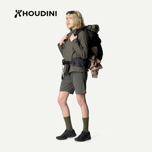 HOUDINI胡丁尼 Wadi Shorts 瓦迪 女户外轻薄速干弹力休闲短裤160854 商品图9