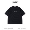 SDSA男装2026新款高贵轻奢美式撞色印花字母圆领短袖T恤百搭宽松 商品缩略图0