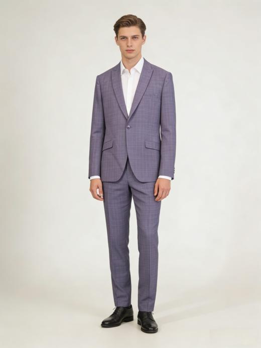 G2000男装SS26商场新款【BLACK】【高纱支绵羊毛】修身西装61415203 商品图0