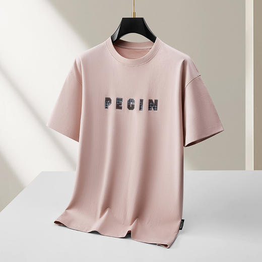 【DKP】【新疆棉】大依优型大码男装夏季圆领短袖T恤休闲透气短袖上衣 商品图3