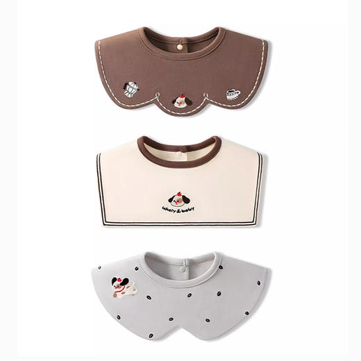 裁缝学苑TQ196婴儿口水巾宝宝小围嘴纸样儿童秋冬季防吐奶围兜图纸 商品图1