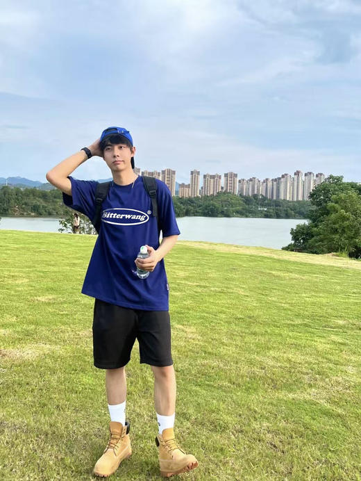 敲高性价比！颜色敲好看的字母印花短袖T恤  情侣款！ 商品图7