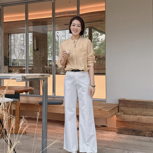 火桐hooton铂金系列 檀木与杜松 色织汉麻衬衫外套 商品图0