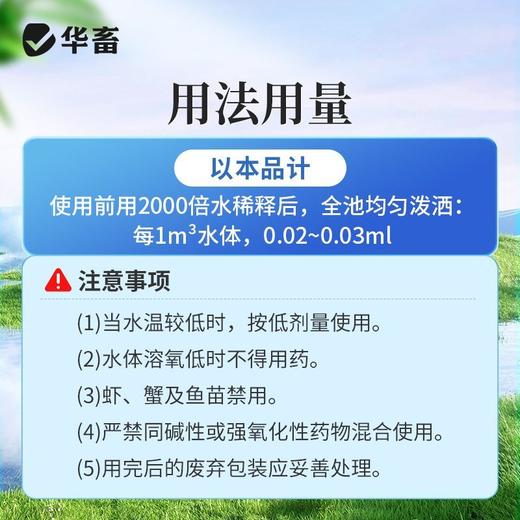高效氯氰菊酯溶液水产养殖杀虫中华鳋锚头鳋三代虫指环虫青鱼草鱼 商品图1