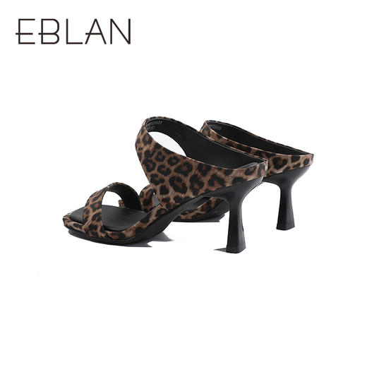 伊伴2026夏季极简线条气场通勤时尚高跟鞋B26366103 商品图3