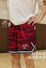 录士LUSHISI条纹主题红色篮球短裤美式四分裤吸湿排汗舒适透气 商品缩略图5