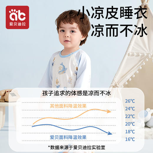 婴儿睡袋春夏季纯棉四季通用款幼儿童宝宝连体睡衣春秋睡裙防踢被★爱贝迪拉 商品图2