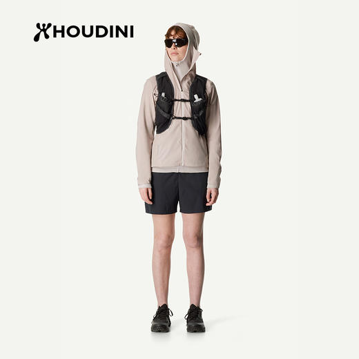 HOUDINI胡丁尼Pace Trail疾速户外26春夏新女连帽跑步轻防风外套 810061 商品图2