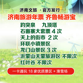 齐鲁畅游宝 一卡畅游济南18家优质景区+滑雪场！趵突泉灯会、九顶塔新春庙会···