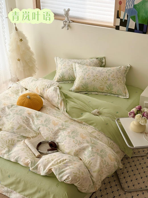 四季可用~福利款全棉印花四件套 田园/卡通/简约多种风格 亲肤舒适透气  耐水洗不起球 商品图5