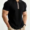 【DKP】大依优型大码男装夏季半拉链短袖POLO衫翻领休闲透气商务T恤上衣 商品缩略图4
