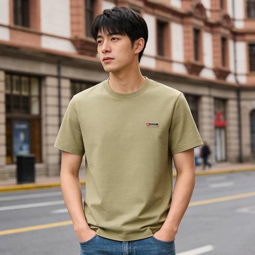 【DX】大依优型大码男装夏季圆领短袖T恤休闲百搭打底衫棉质短袖300斤 商品图3