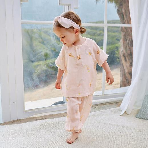 [2件套]迷你巴拉巴拉宝宝家居套装亲肤抑菌防螨萌趣睡衣2026夏季 商品图3
